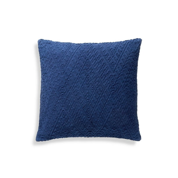 Lucky Brand Diamond Matelasse Pillow Sham Navy Lucky Brand Diamond Matelasse Pillow Sham Navy